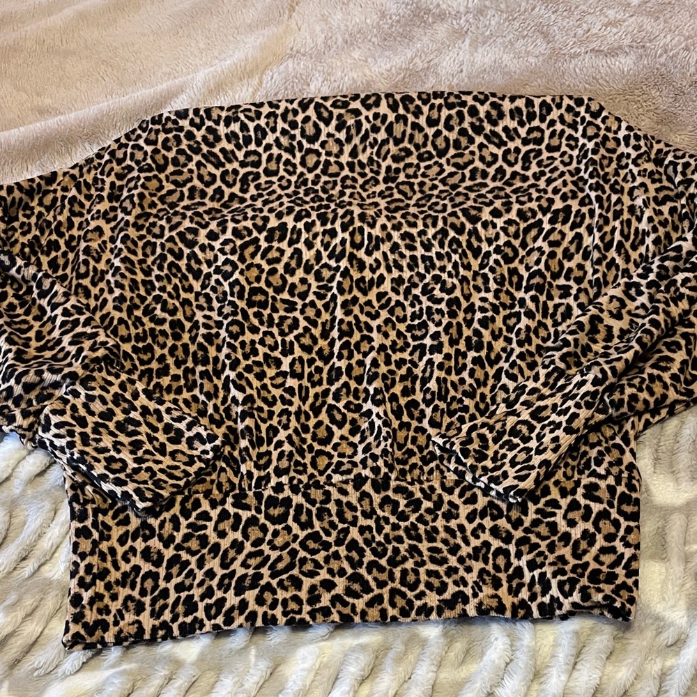 Leopard Print Women's Top